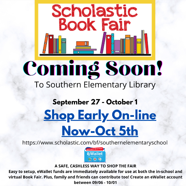 Southern Schools Scholastic Book Fair!